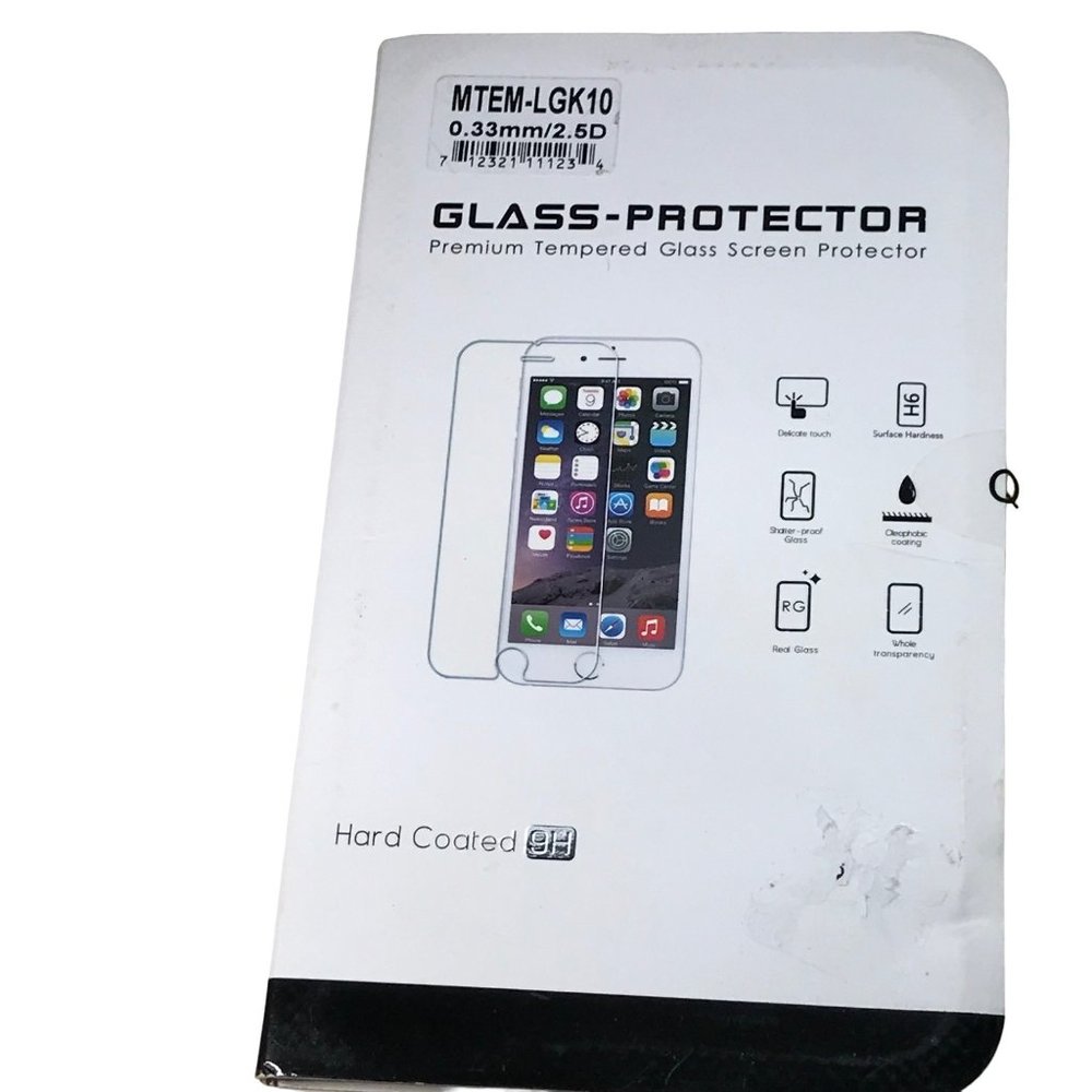 GLASS PROTECTO LGK10 .33MM/2.5D Premium Tempered Glass Phone Screen Protector